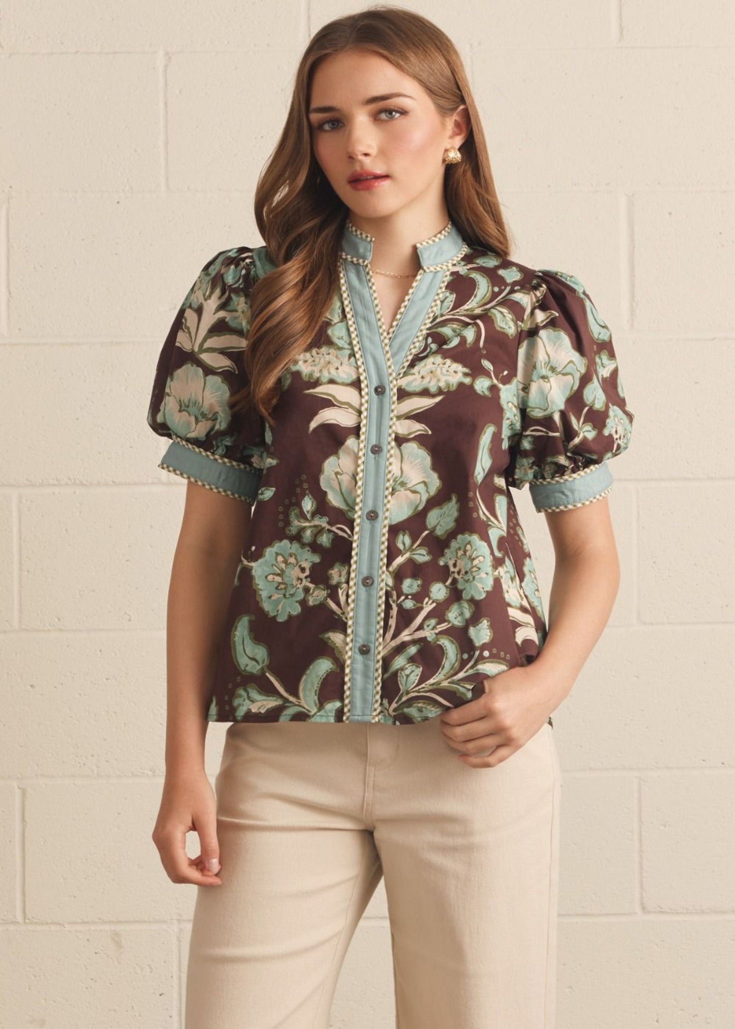 ESTELLA TOP - BROWN