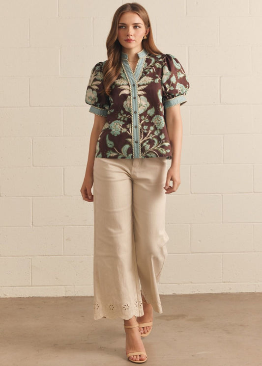 ESTELLA TOP - BROWN