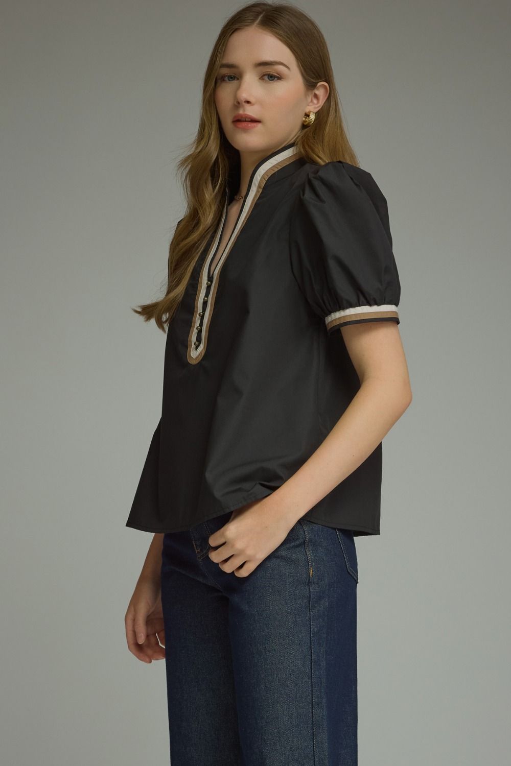 LILLIE TOP - BLACK