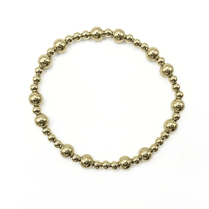 The Charleston Collection 14k Gold-Filled Beaded Bracelets-4MM6 / 7"