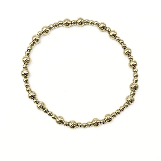 The Charleston Collection 14k Gold-Filled Beaded Bracelets-3MM5 / 7"