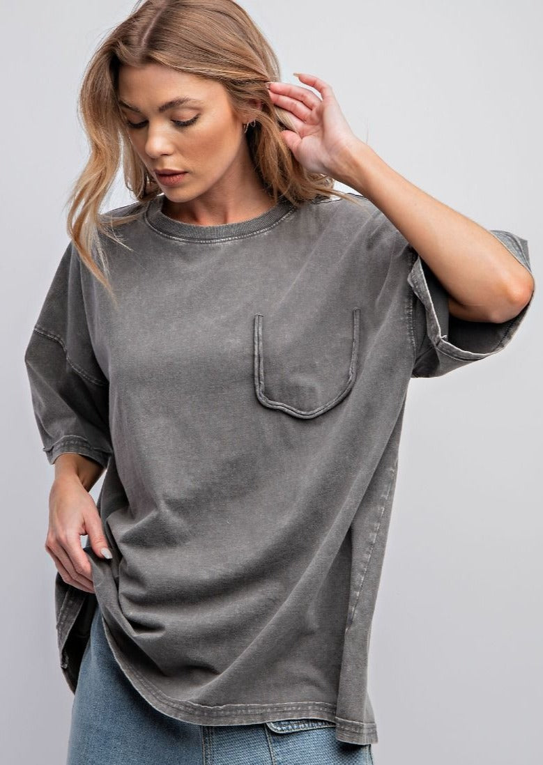 BOXY TOP: ASH