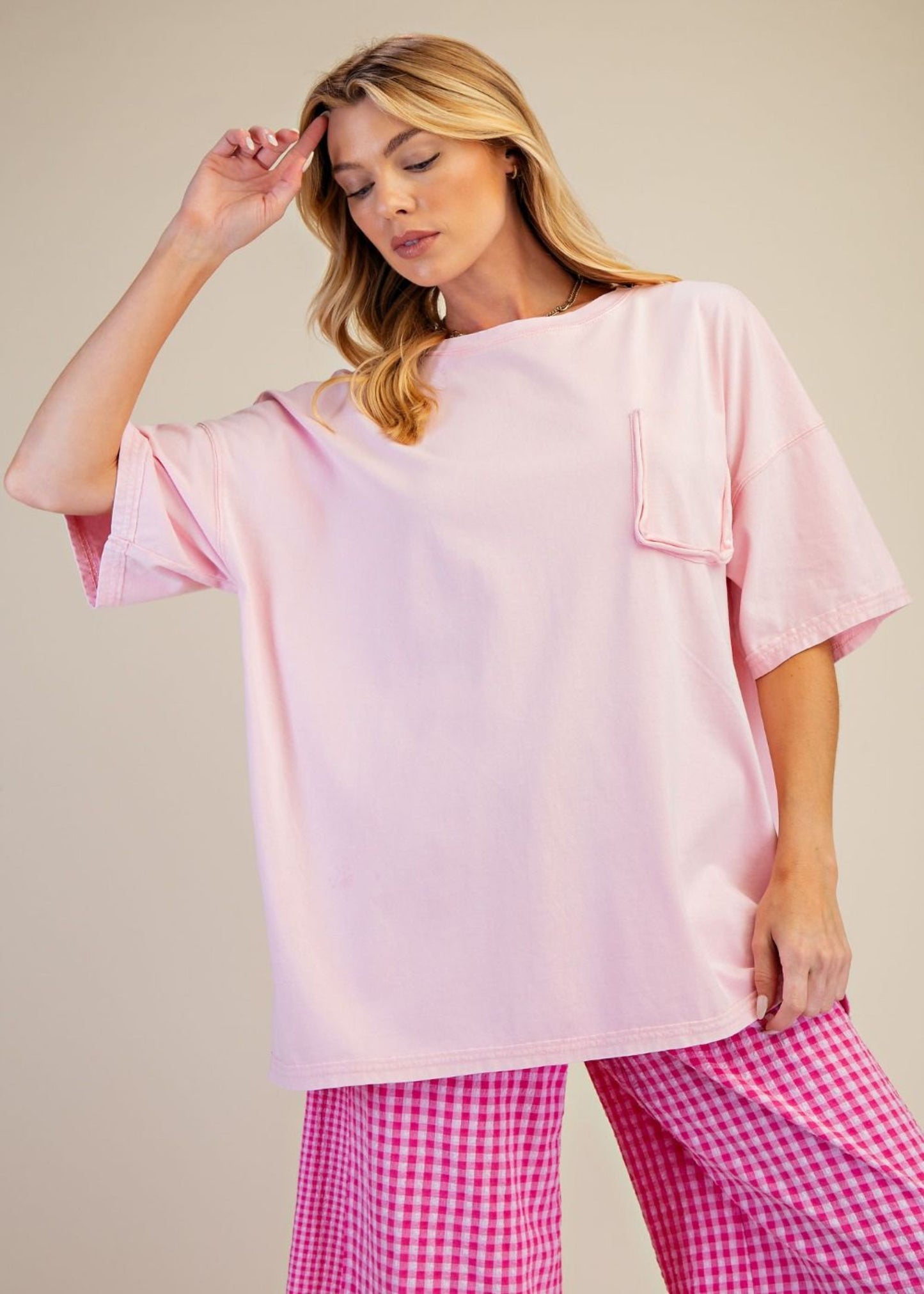 MAYA TOP - COTTON PINK