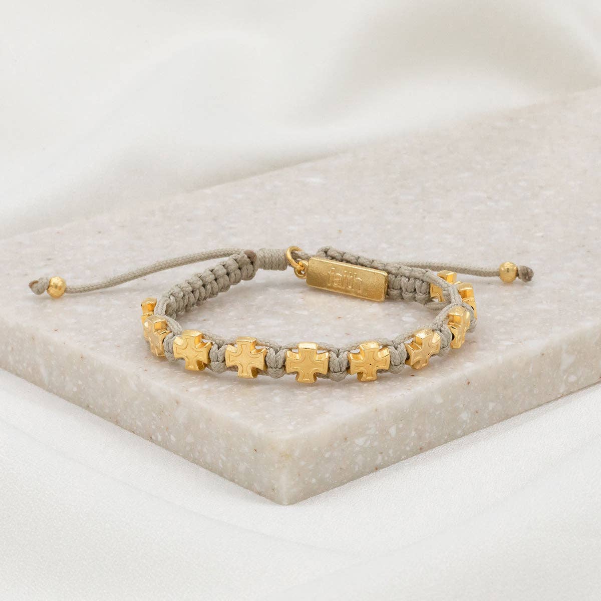 Faith Blessing Bracelet with Cross Medals