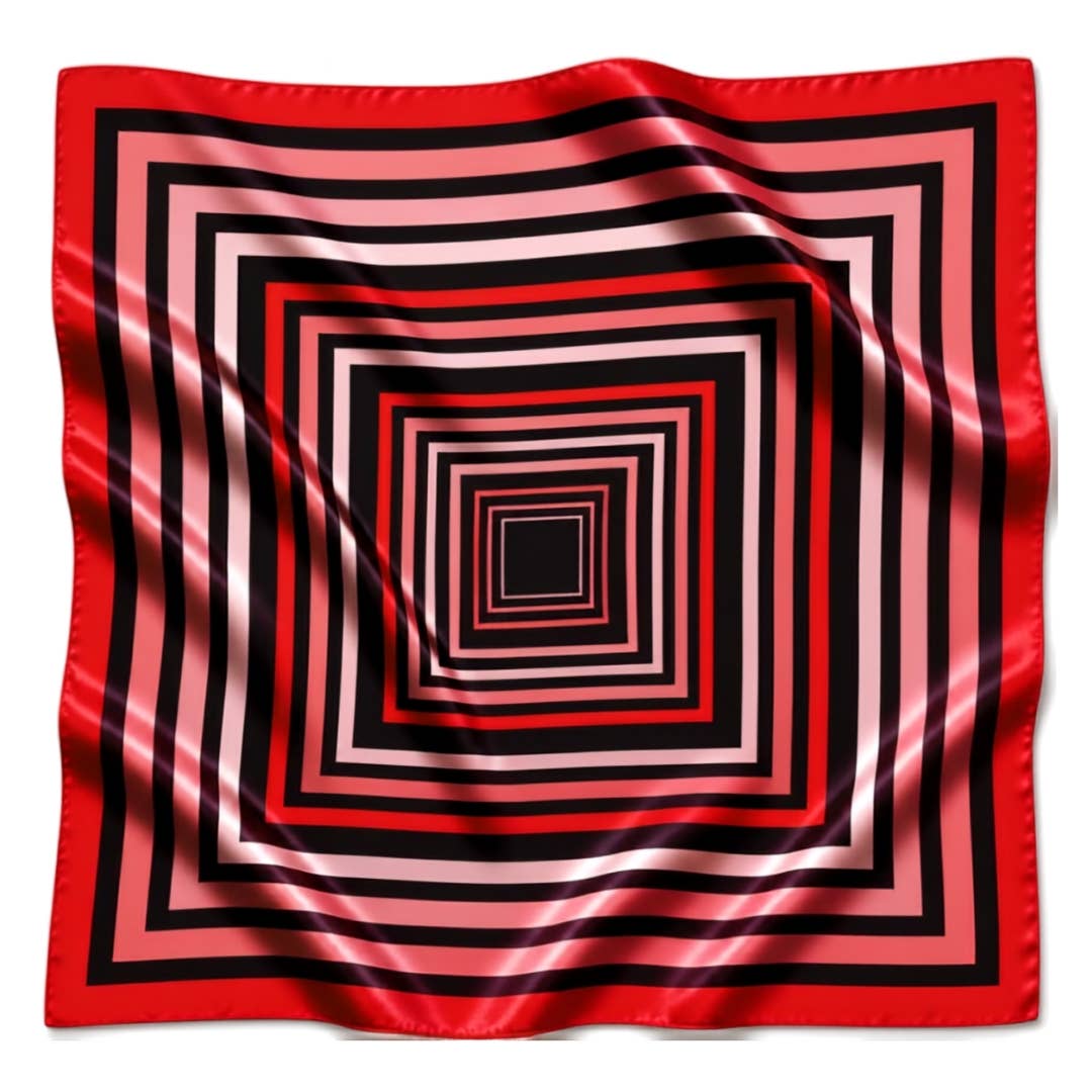 22" Red & Black Gameday Bandana Scarf
