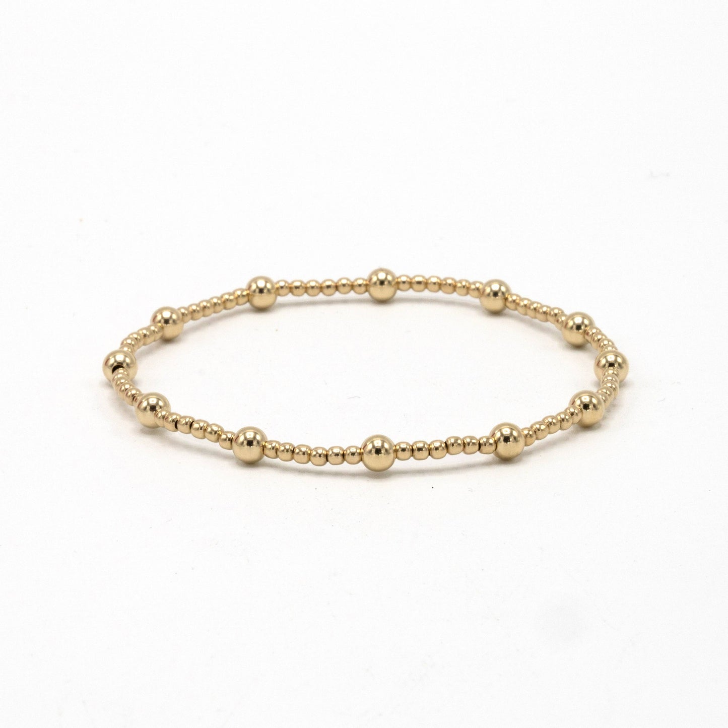 Malibu 2x4 14k Gold filled Beaded Bracelet