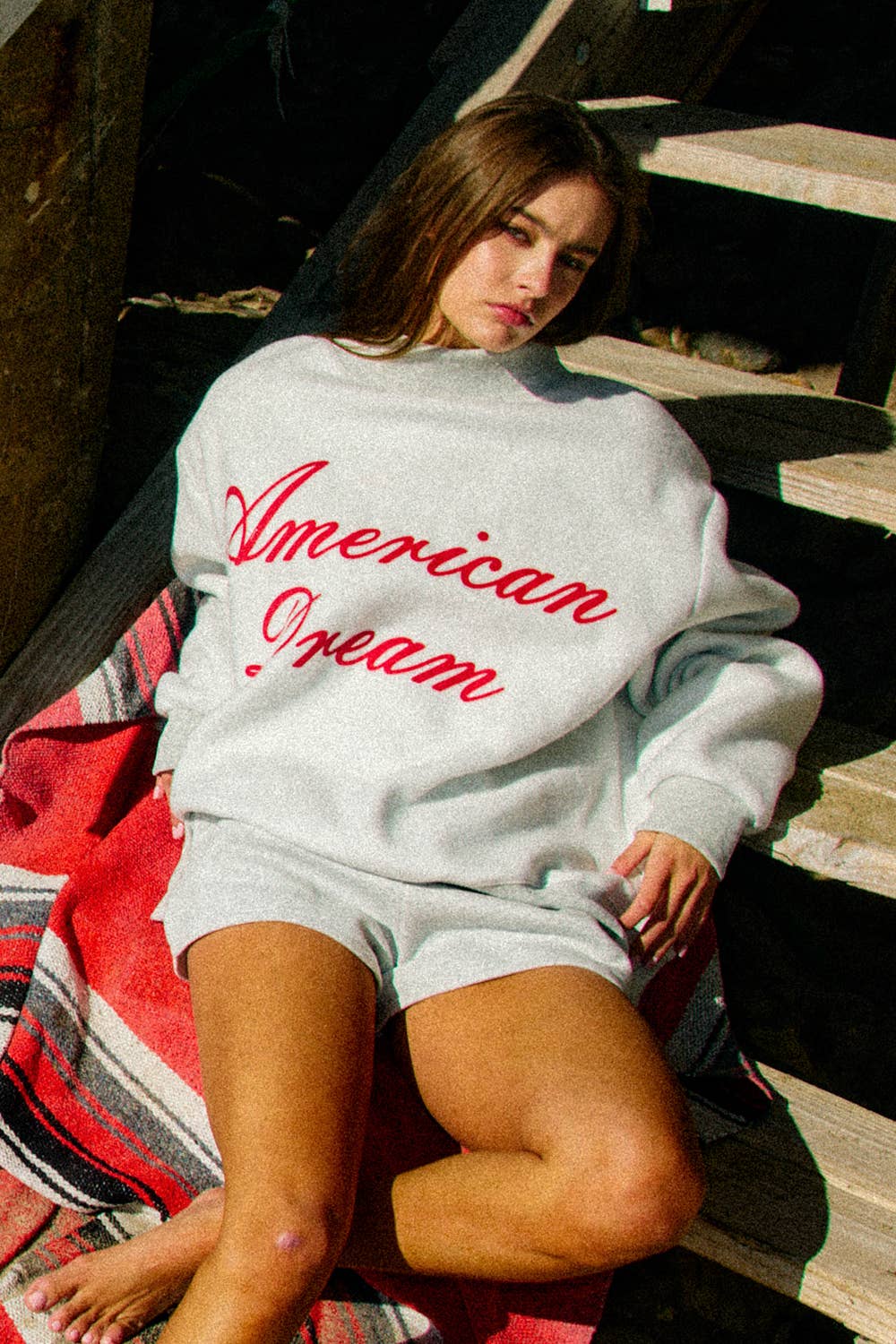 GOD'S COUNTRY Reversible Mock-neck Sweatshirt