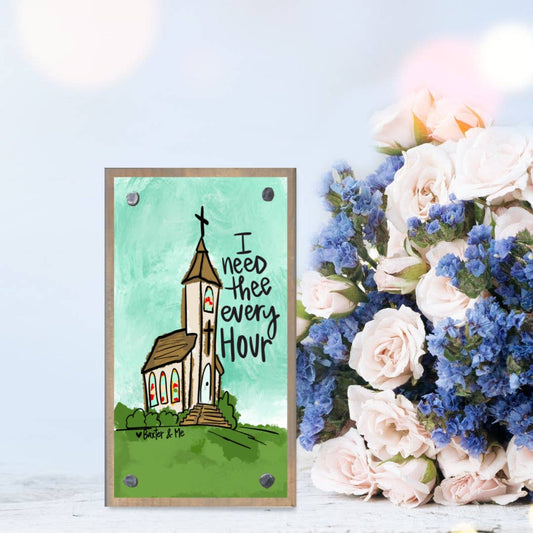 I Need Thee Every Hour Church Driftwood Happy Block