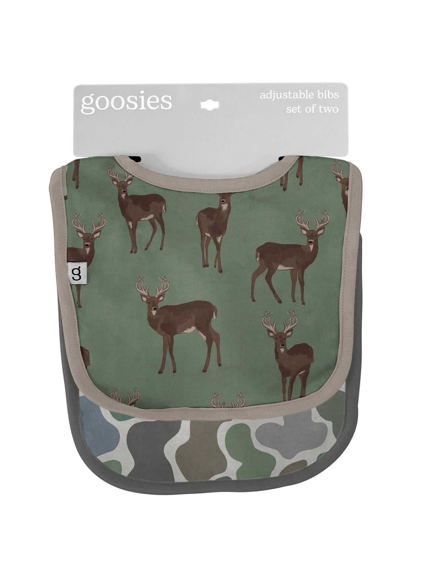 Deer & Camo Bib Set