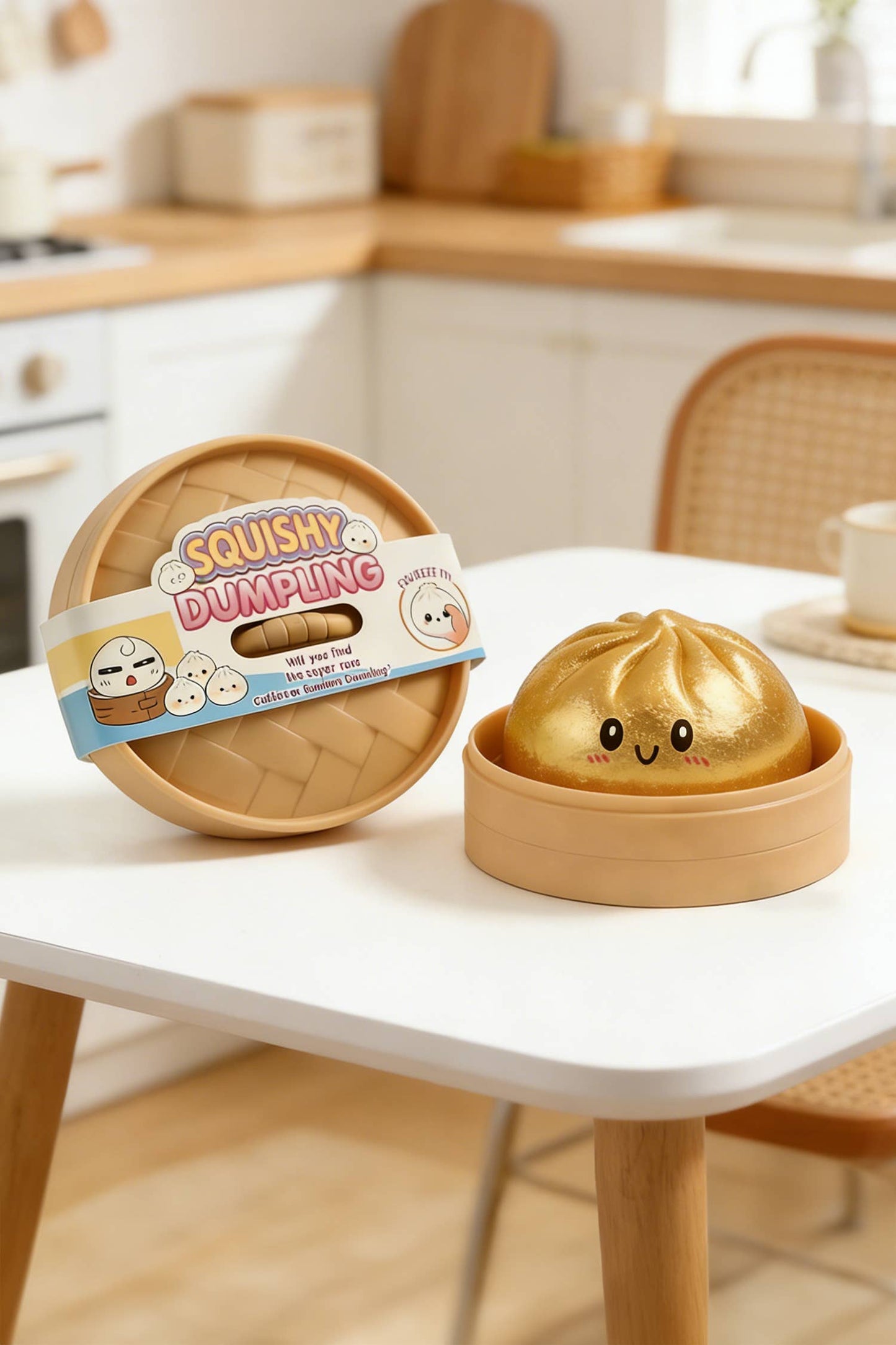 Dumpling Soft Bun Stress Relief Squeeze Toy