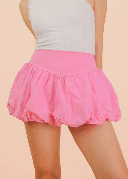 MARCIE BUBBLE SKIRT - PINK