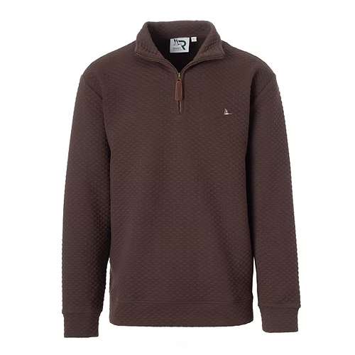 Roost Drake Quarter Zip - Brown