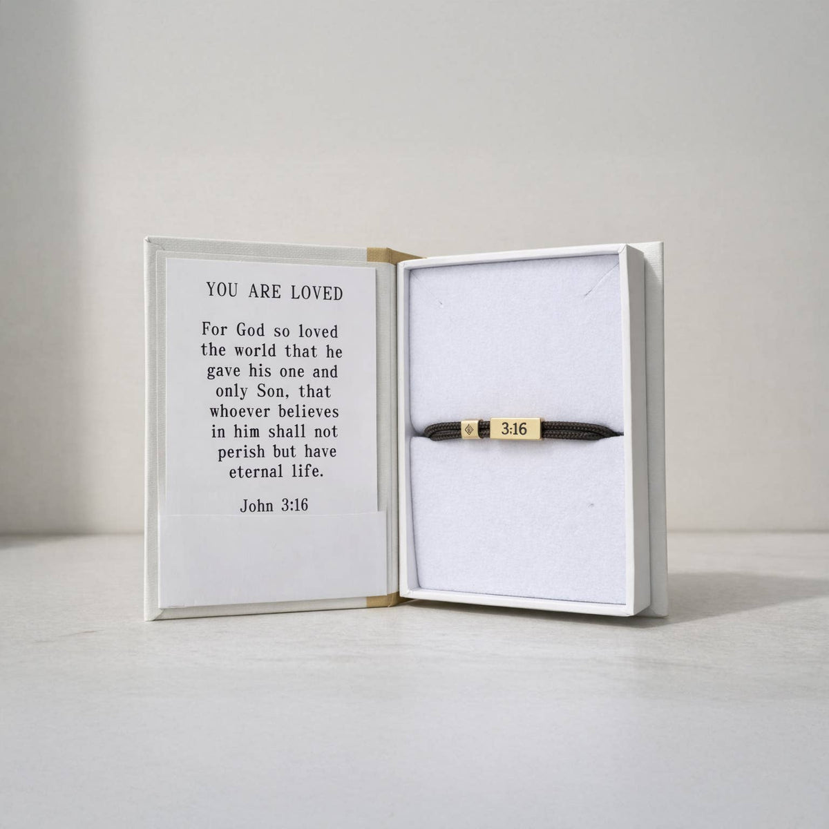 Sentiment Bracelet – John 3:16 | You Are Loved