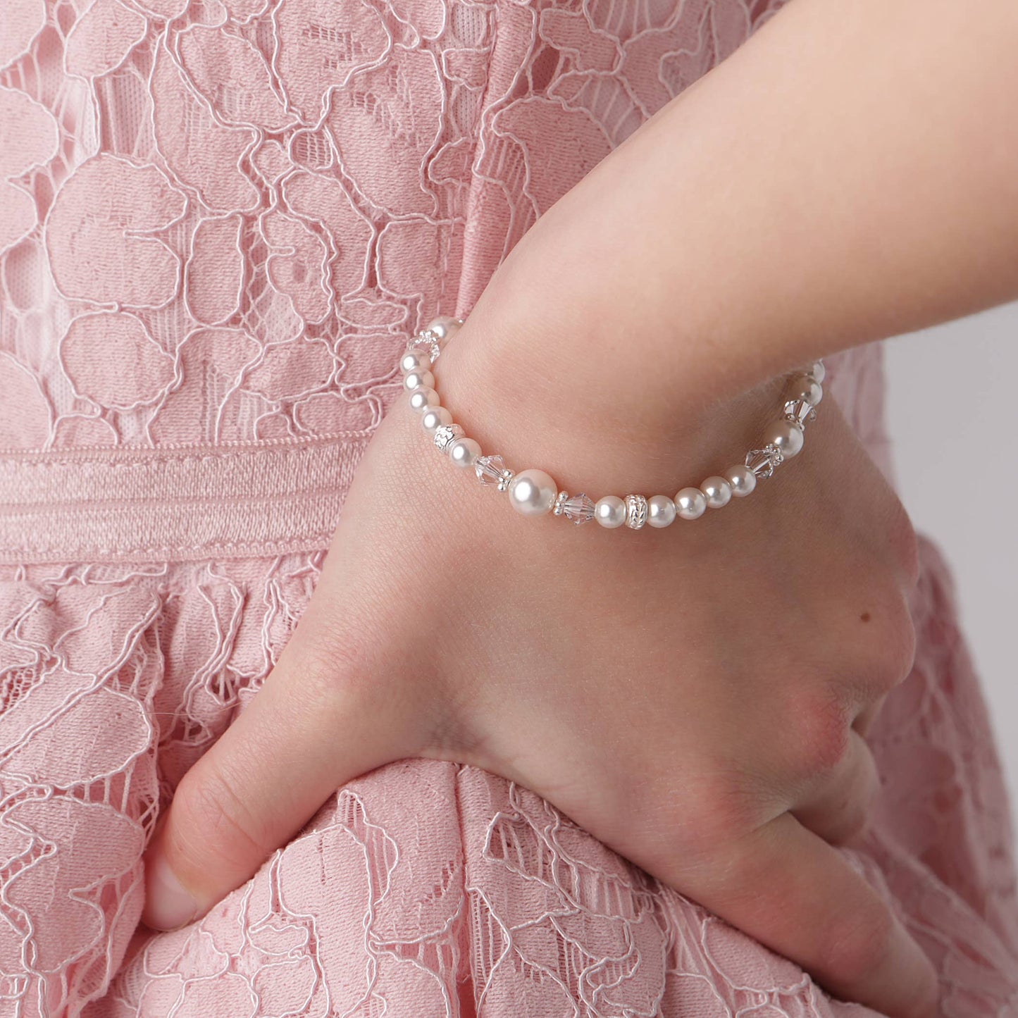 LILA STERLING SILVER AND BABY BRACELET