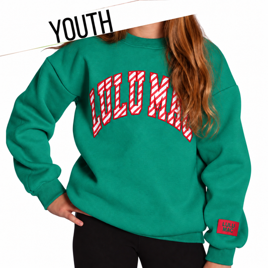 Youth Candy Cane - Green