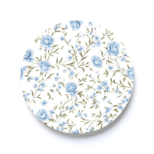 Floral Pattern, Car Coaster, Chinoiserie, Stocking Stuffer