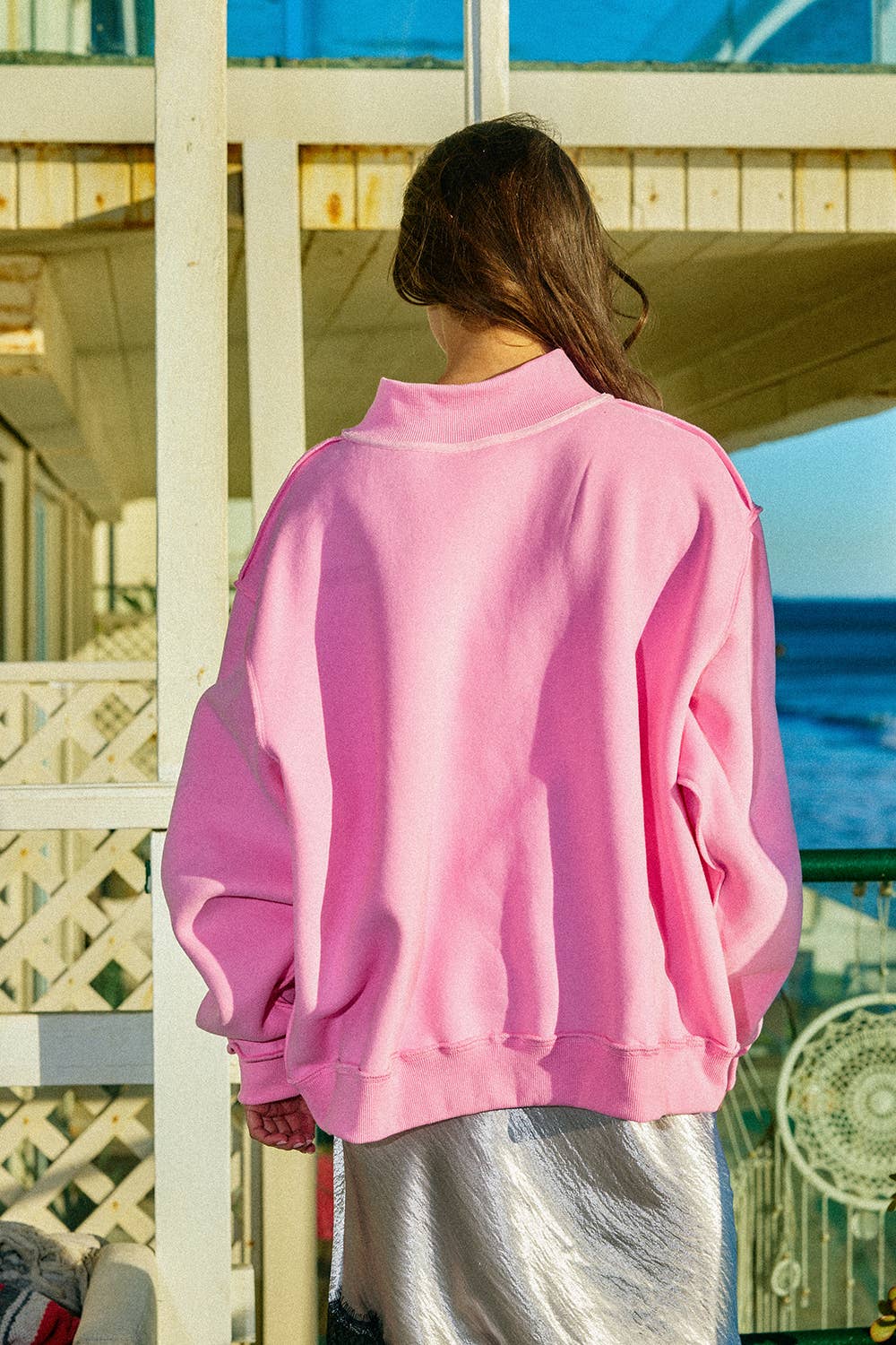 JESUS CAMO Embroidered Camouflage Mockneck Sweatshirt