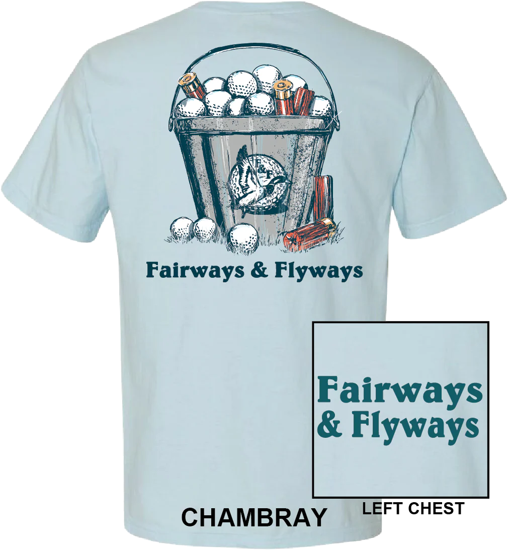 Golf Ball Bucket - Chambray