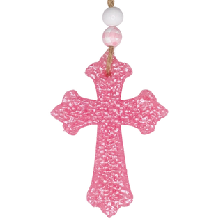 Beaded Fancy Cross Freshie - DIVA