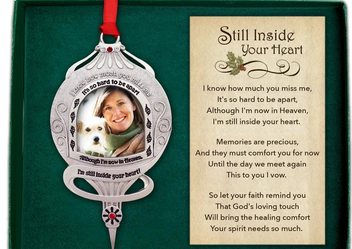 CHRISTMAS IN HEAVEN PHOTO ORNAMENT