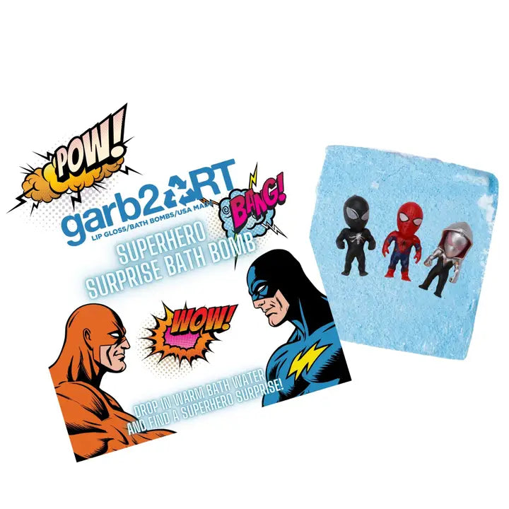 SURPRISE BATH BOMB : SUPERHERO