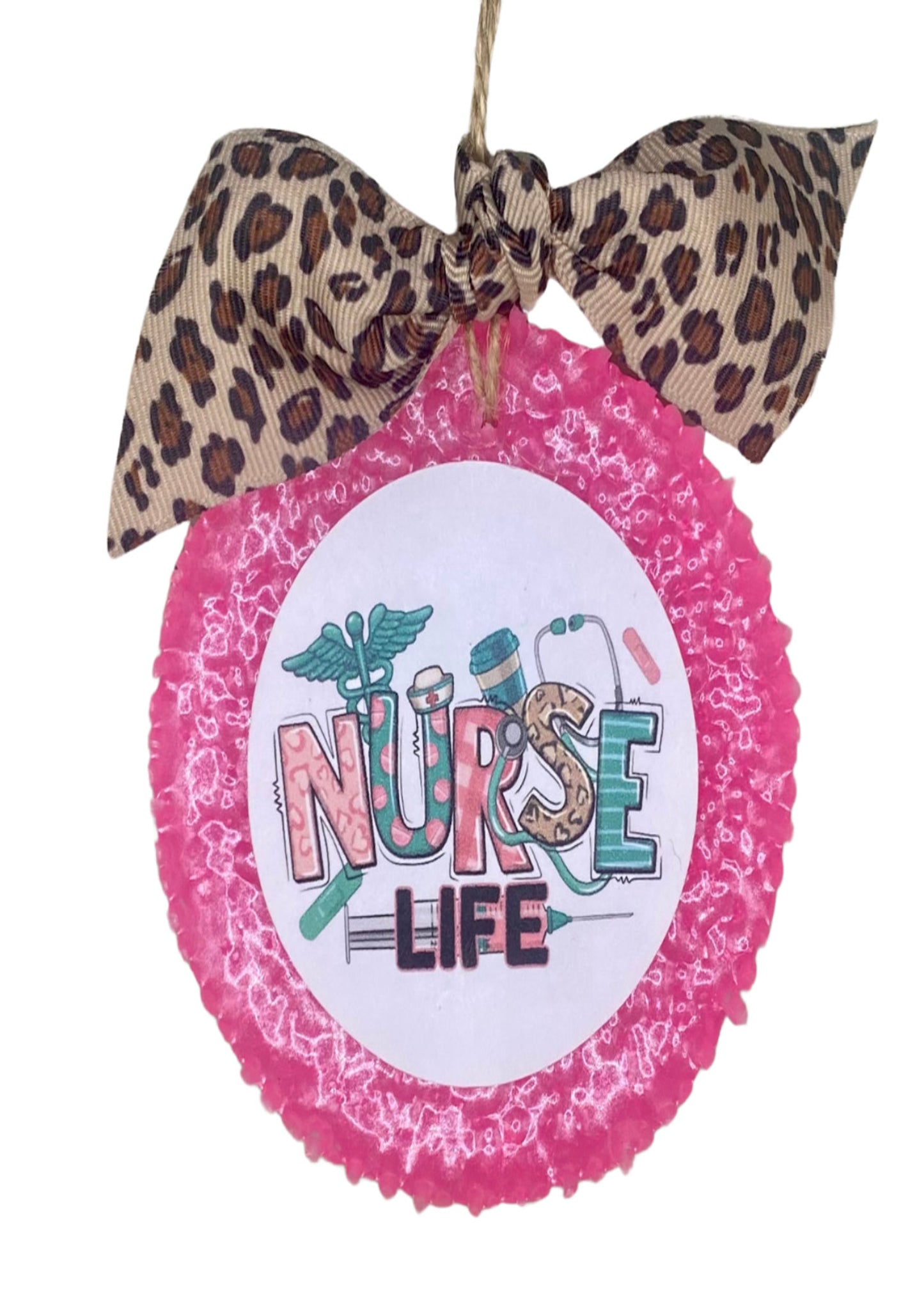 NURSE LIFE GRAPHIC FRESHIE - PINK SUGAR