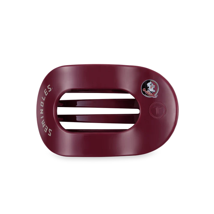 TELETIES Flat Round Hair Clip for Women - Durable Plastic Hair Accessory