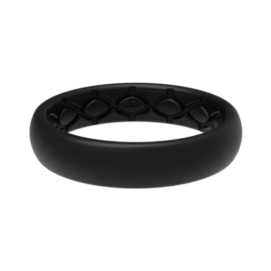 GROOVE ESSENTIAL RING BLACK