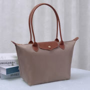 HILA 16 INCH NYLON TOTE BAG - TAUPE