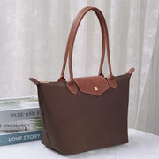 HILA 16 INCH NYLON TOTE BAG - COFFEE