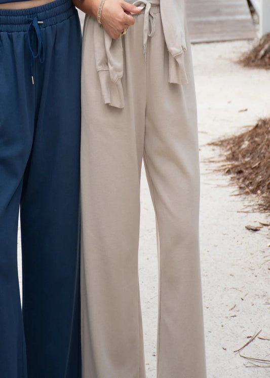 LULU MAC TERRY CLOTH PANTS - SAND