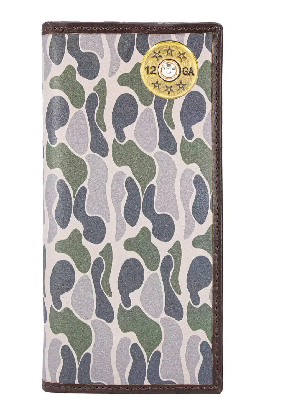 OLD SCHOOL CAMO SECRETARY WALLET - SHOT GUN SHELL