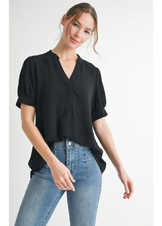 ALESSIA TOP - BLACK