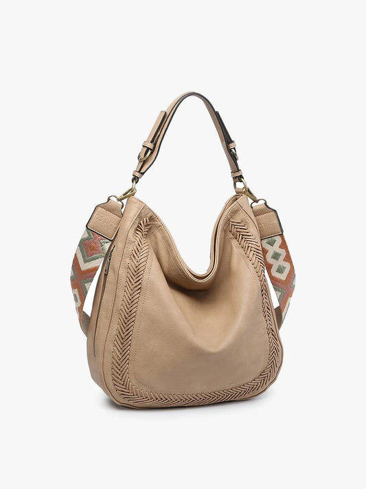 ARIS WHIPSTITCH HOBO-TAN