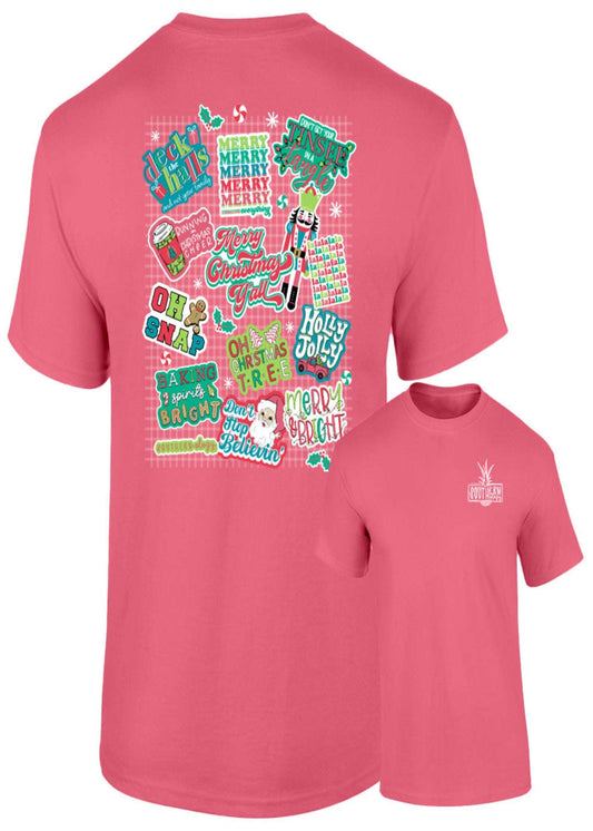 Merry Christmas Y'all Decals T-Shirt