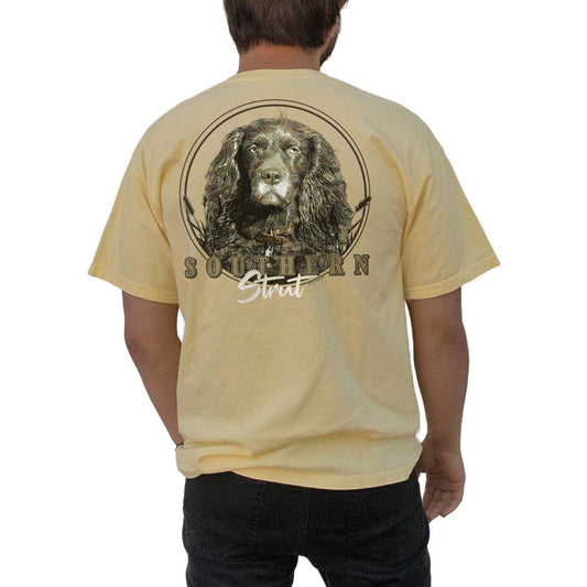 CAMO BOYKIN CAROLINA SWAMP DOG TEE - BOTANICAL POM