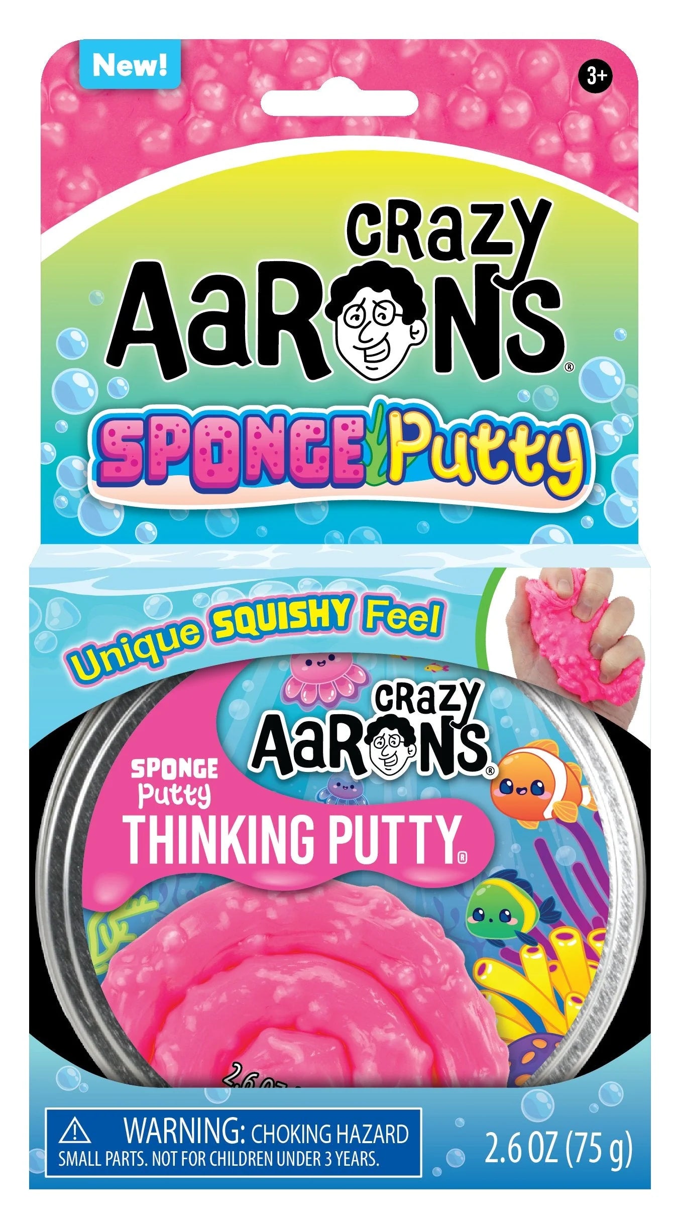 SPONGE PUTTY THINKING PUTTY TIN