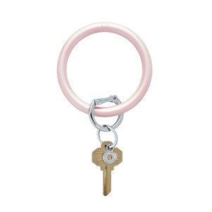 BIG O KEY RING ROSE PEARLIZED