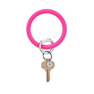 BIG O KEY RING TICKLED PINK