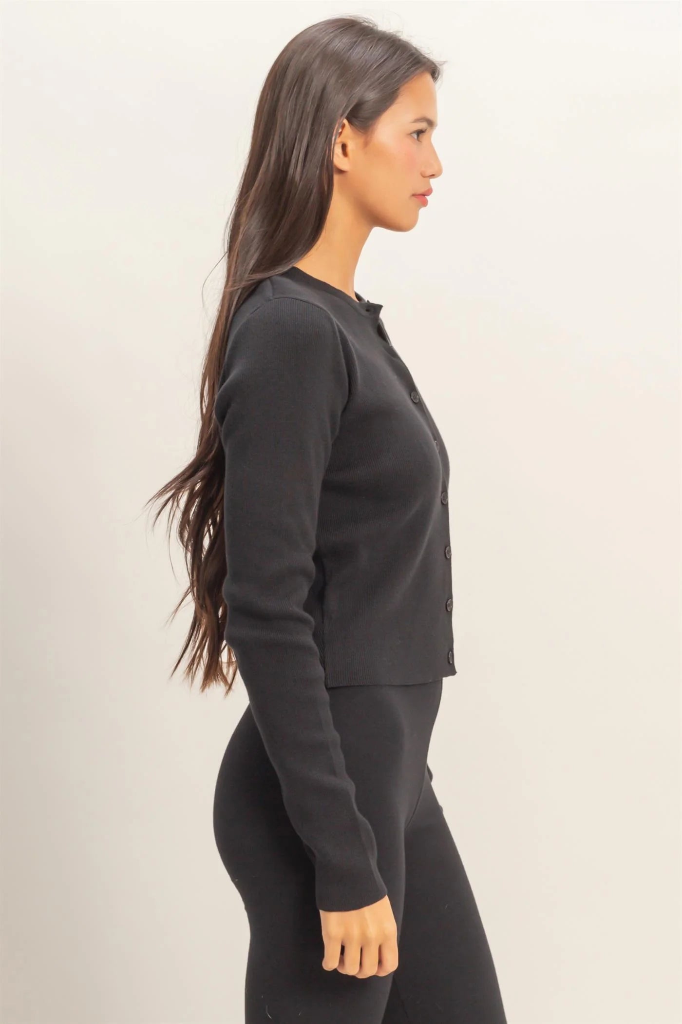 LIZZIE CARDIGAN - BLACK