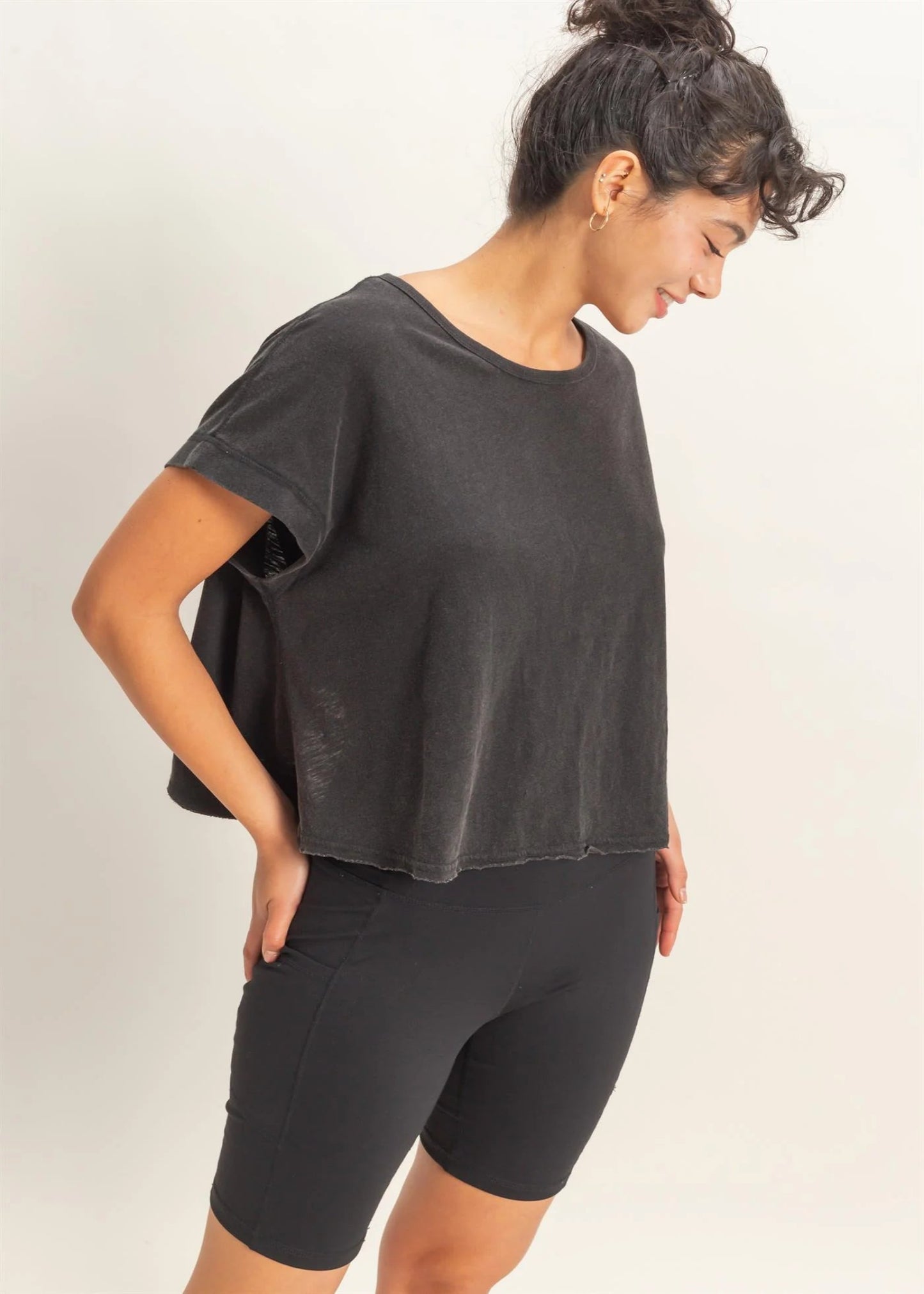 AVERIE TOP - BLACK