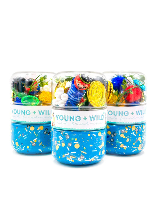 GRAB & GO DOUGH JAR - PIRATE