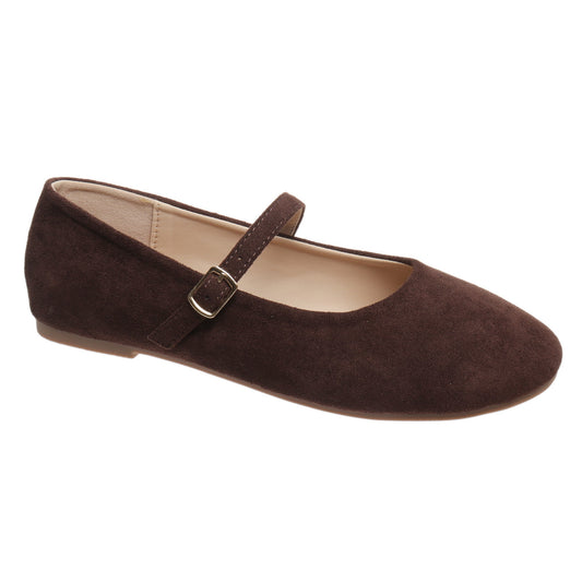 FAYE-4 SHOES - BROWN SUEDE