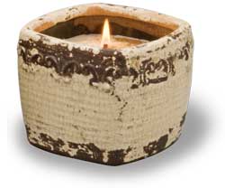 VINTAGE SQUARE POT - CRISP COTTON