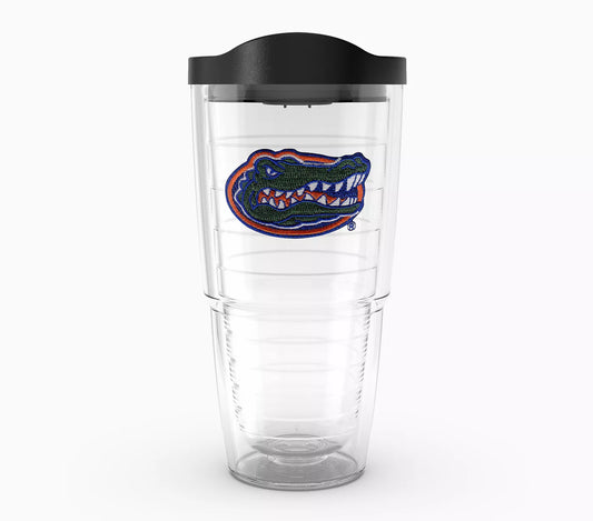 FLORIDA GATOR HEAD - BLACK LID TERVIS CUP