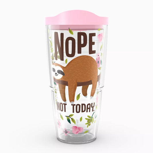 SLOTH NOPE NOT TODAY-24OZ