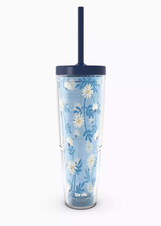 SKYFALL DAISIES - 24 OZ W/ STRAW