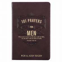 101 PRAYERS FOR MEN FAUX LEATHER