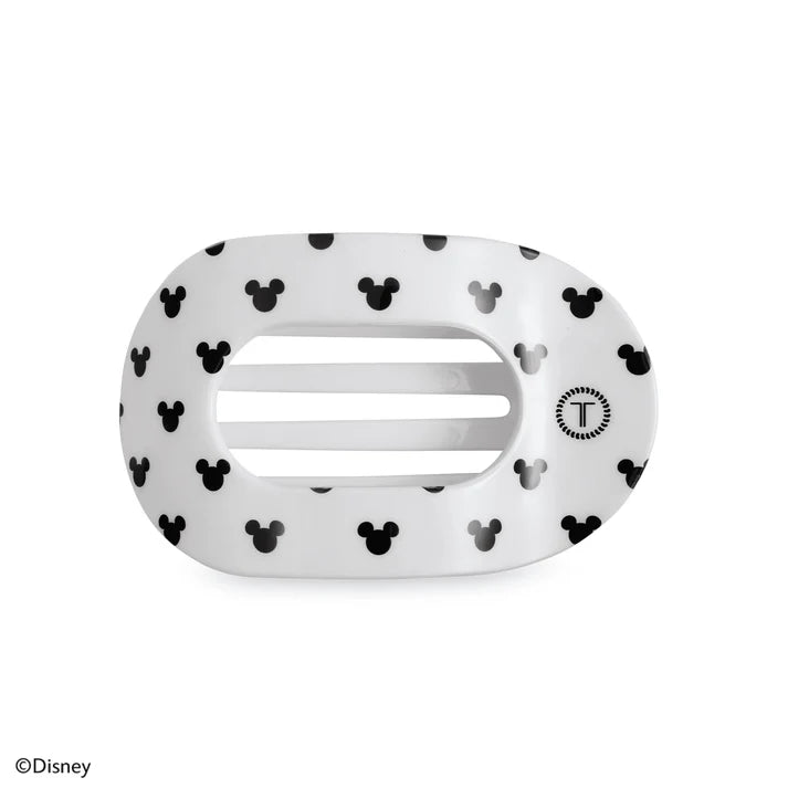 TELETIES Flat Round Hair Clip for Women - Durable Plastic Hair Accessory