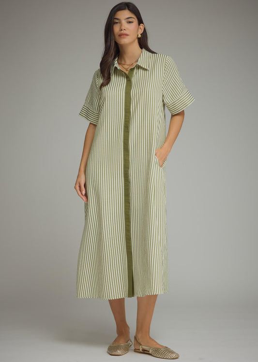 JEN DRESS - OLIVE